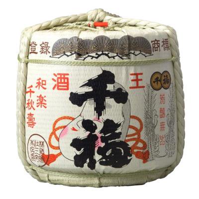 千福 1斗樽 中身1斗（18L）樽酒「三宅本店」のお祝い用 菰樽 - 樽酒の通販 鏡開き館