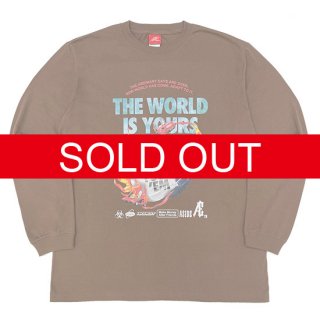 Æ THE WORLD IS YOURS L/S TEE