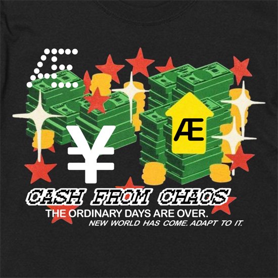 Æ CASH FROM CHAOS TEE - idiot-jp