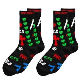 Æ 2P STENCIL SOCKS
