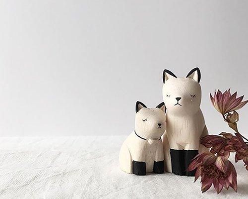 ぽれぽれ親子セット/シャムネコ - PoLeToKo Online Store