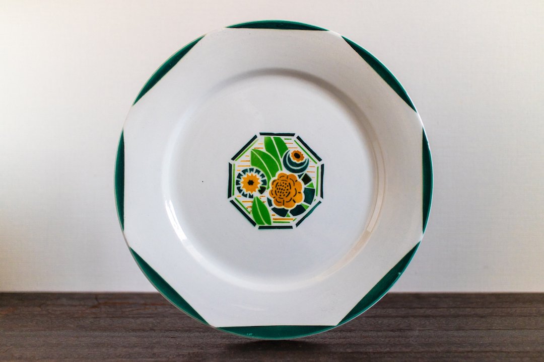 Sarreguemines窯製 Oxford ディナー皿 (1) - ACHIKOCHIZ