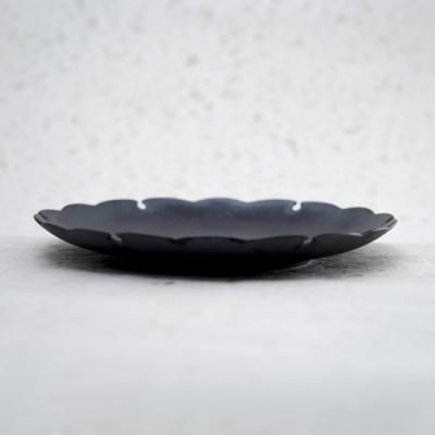 まーくん「藍九谷」雪輪瑞雲文雪輪形皿 まーくん「藍九谷」雪輪