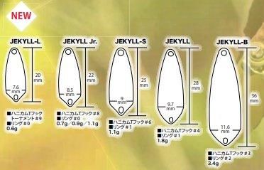 全国どこでも送料無料！ ロデオクラフト ジキルJr 0.7g（Rodio craft/ロデオクラフト ルアー・フライ