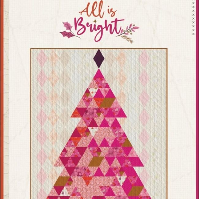 パッチワークキルトを作ってみよう！クリスマスツリー「All is Bright」