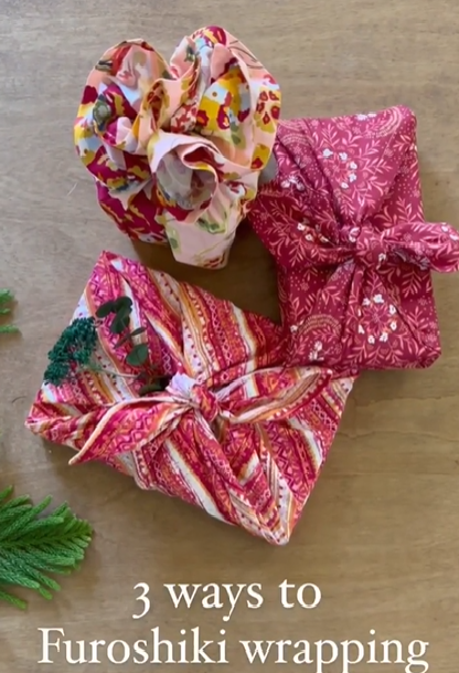 Froshiki Wrapping　日本の風呂敷からヒントを得た布ギフトラッピングを紹介