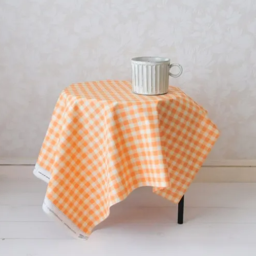 Small Plaid of my Dreams Apricot