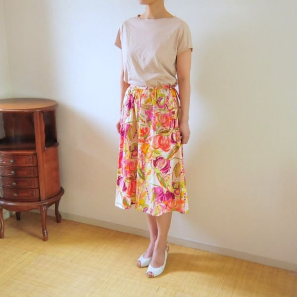 Painted Desert Morningの生地で作った初夏に着たいスカート！！