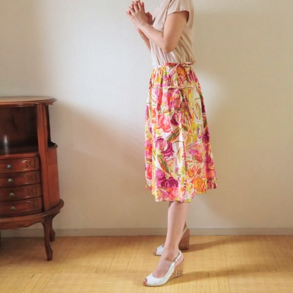 Painted Desert Morningの生地で作った初夏に着たいスカート！！