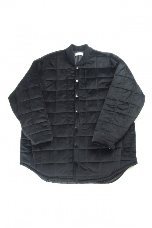 Fenomeno-フェノメノ】 Velour quilting blouson BLK - Fenomeno ...