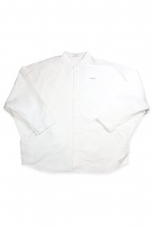 【Fenomeno-フェノメノ】</br>  Collarless shirt-jacket WHT</br>   