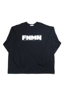 【Fenomeno-フェノメノ】</br>“FNMN” long sleeve shirt BLK </br>   