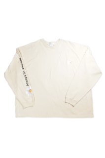 【Fenomeno-フェノメノ】</br>“DAISY” long sleeve shirt　BEG </br>   