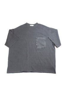 【Fenomeno-フェノメノ】</br>momonga Cutoff shirt　Charcoal GRY </br>   
