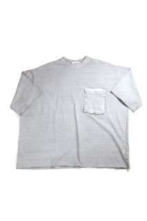 【Fenomeno-フェノメノ】</br>momonga Cutoff shirt  Light GRY </br>   