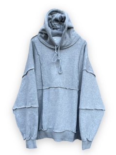 【Fenomeno-フェノメノ】</br>Mix Hoodie GRY</br>   