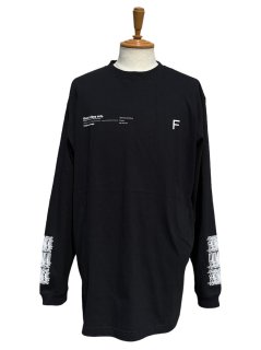 【Fenomeno-フェノメノ】</br>  “F” long sleeve shirt BLK</br>   