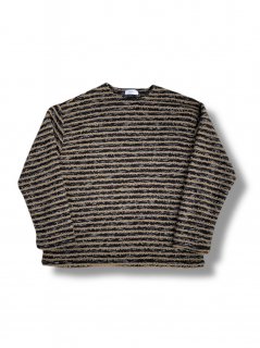 Fenomeno-եΥΡ</br>Fringe Stripes Knit BRN </br>   