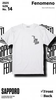 Fenomeno-եΥΡ</br>  #SAPPORO Tshirt 2025 WHT