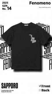 Fenomeno-եΥΡ</br>  #SAPPORO Tshirt 2025 BLK