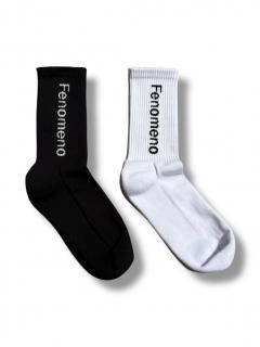 Fenomeno <br>  CUSTOM SOX  2PBLKWHT