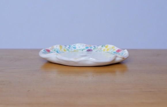 うつわははみや おひなさま 新品♪ ははみや flower gardenなみなみ皿 - Farbe