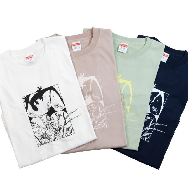 ナチュラルガーデンズMOEGI オリジナルTシャツ（ネイビーブルー