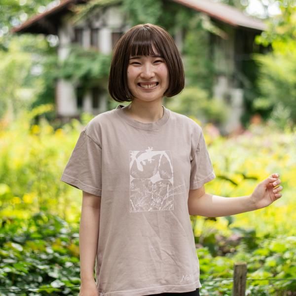 ナチュラルガーデンズMOEGI オリジナルTシャツ（スモーキーピンク