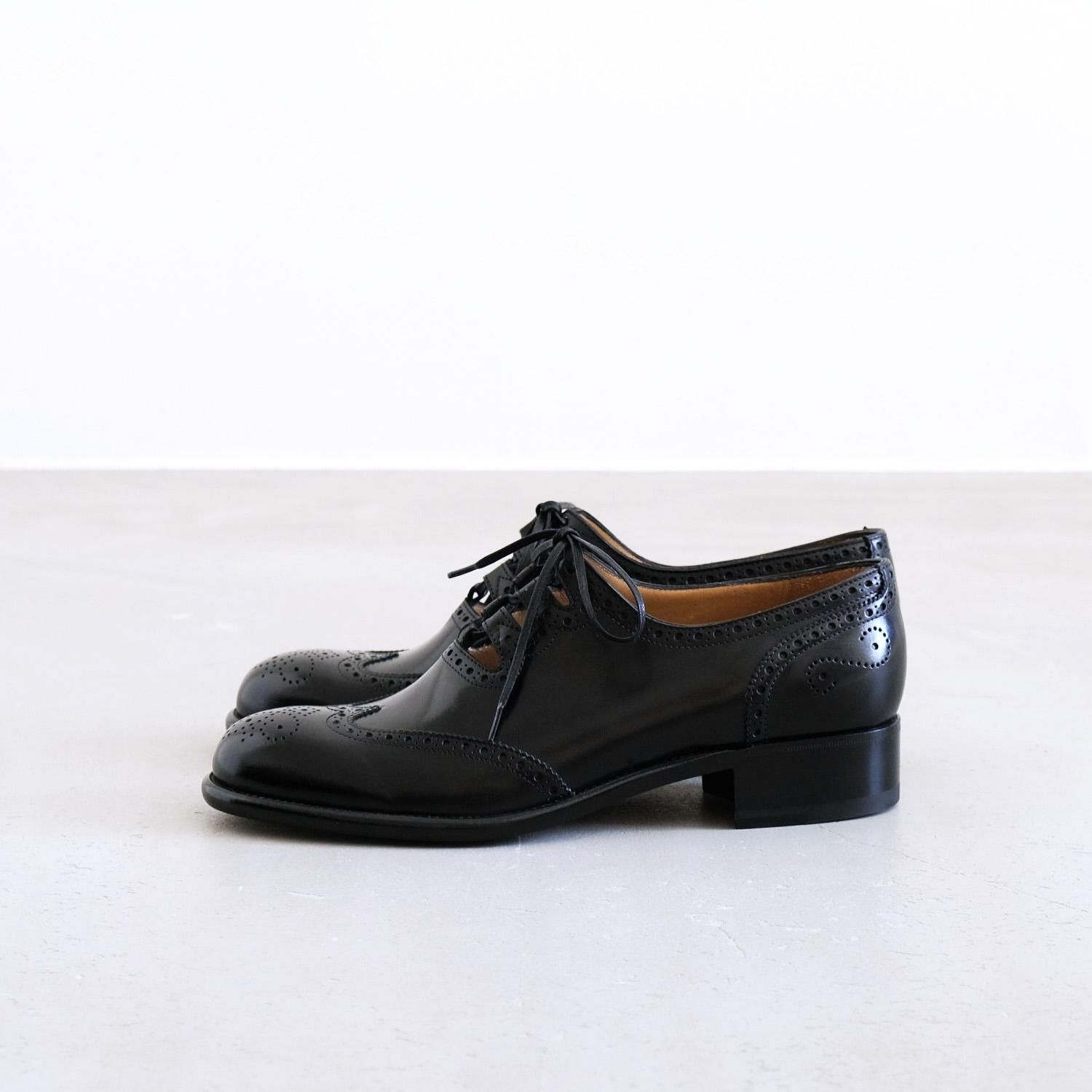 GHILLIE SHOES [BLACK/Vegetable Tanning Calf]