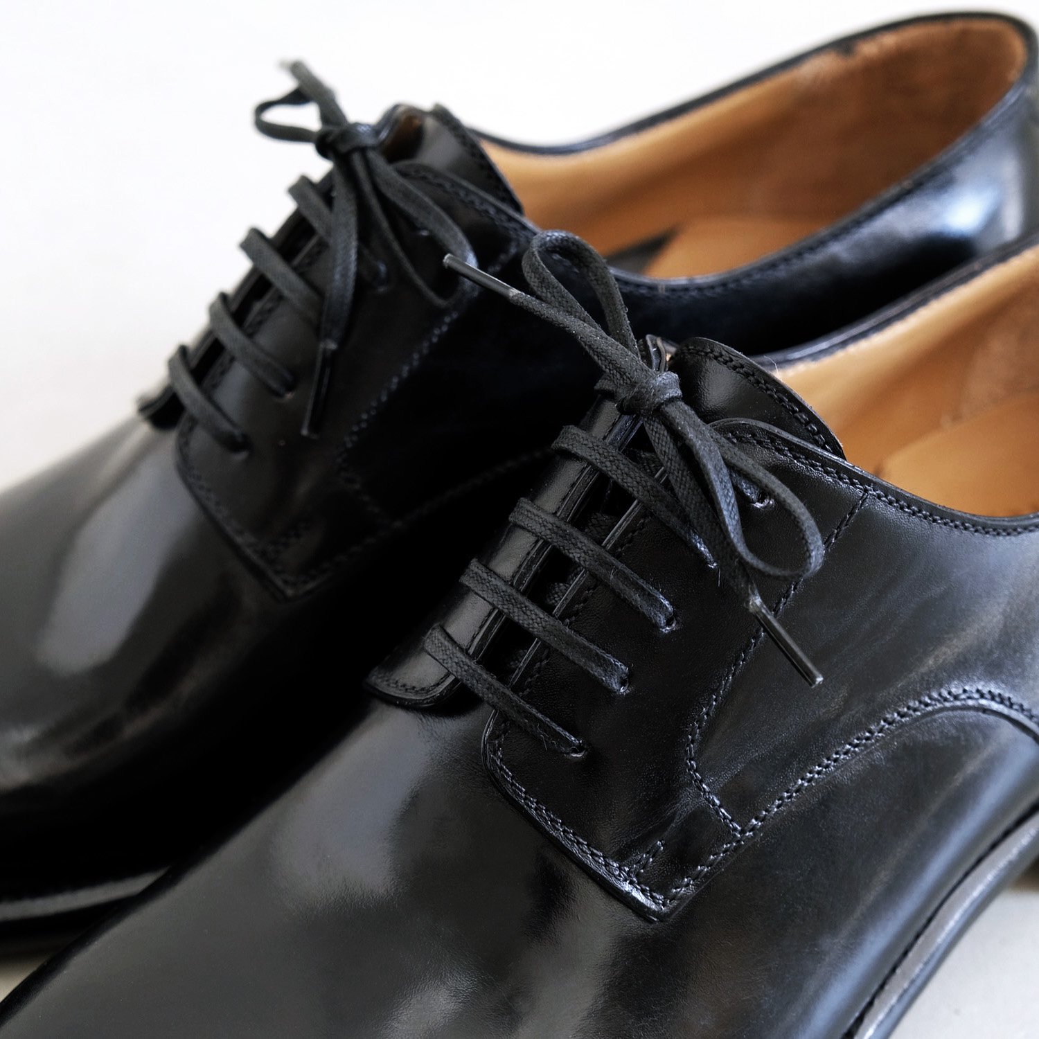 PLANE TOE SHOES [BLACK/Freudenberg Box Calf] - WUNDER 大阪 セレクトショップ 大阪梅田中崎町  オンラインストア 正規取扱い 通販可能