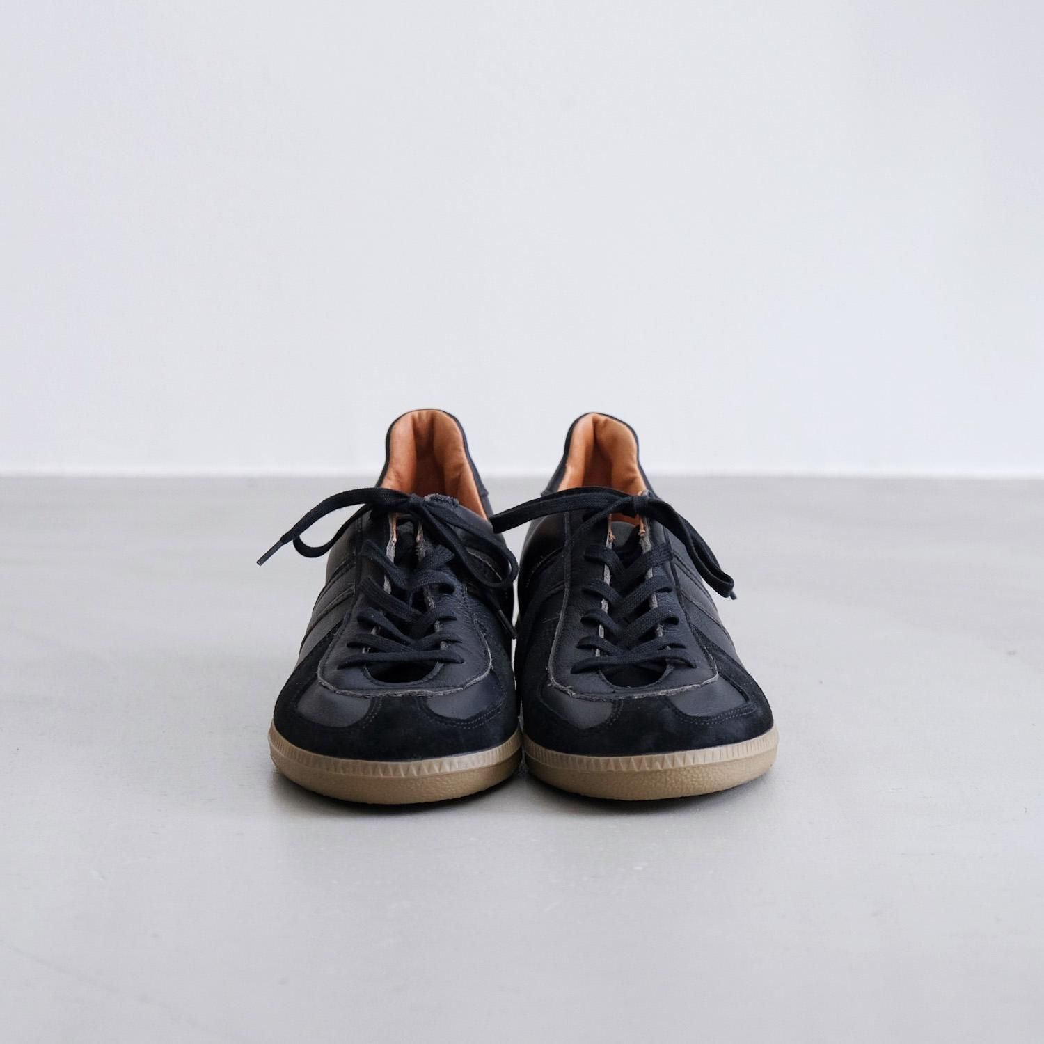GERMAN MILITARY TRAINER [BLACK] - WUNDER 大阪 セレクトショップ 大阪梅田中崎町 オンラインストア 正規取扱い  通販可能