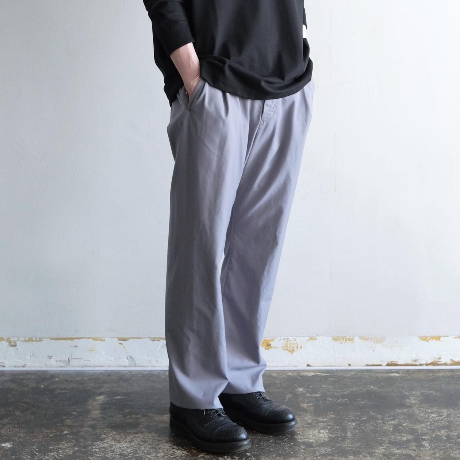 PE/RA TUCK SARROUEL PANTS [M.GRAY]