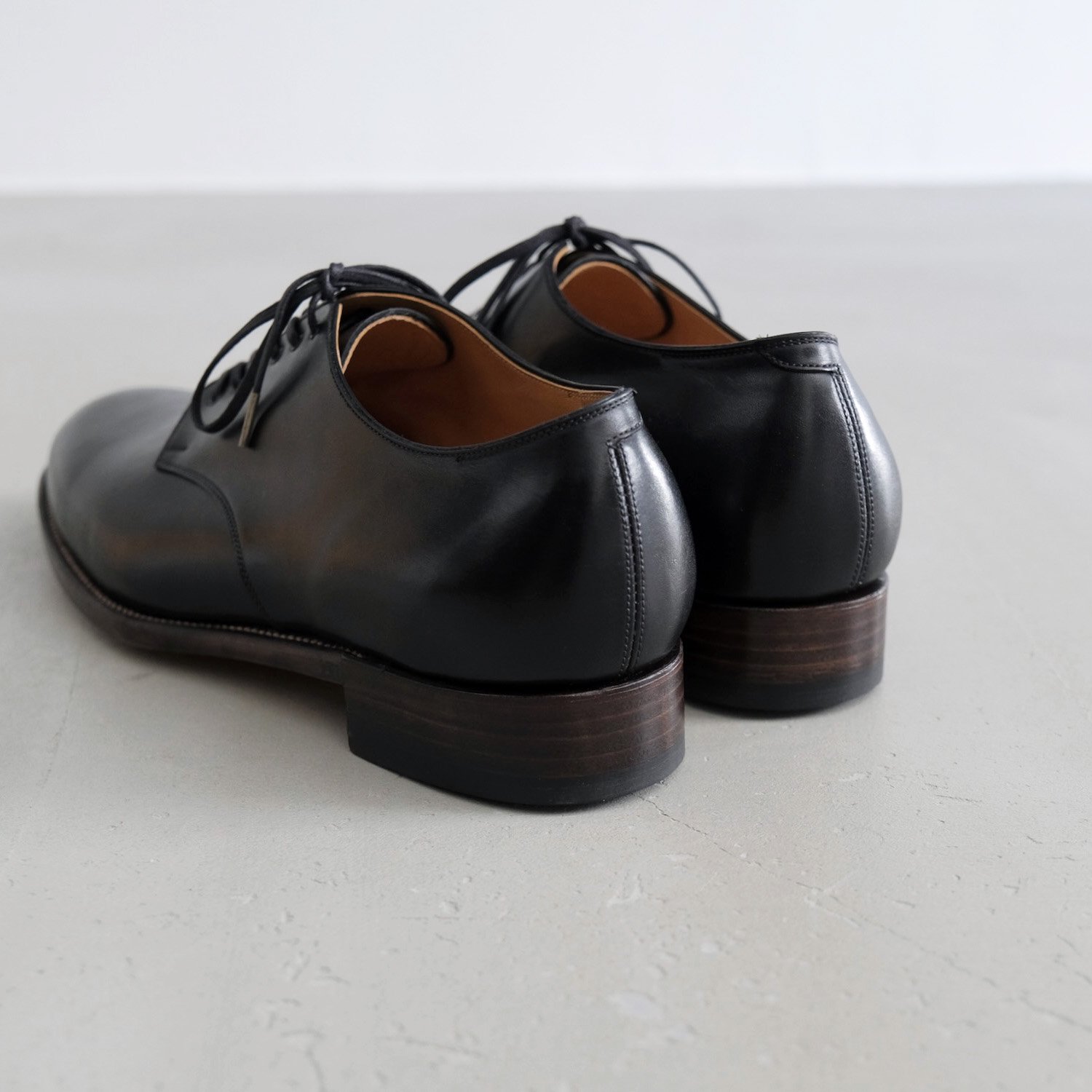 fm-100 / BLUCHER PLAIN TOE [BLACK/Calf] - WUNDER 大阪 セレクトショップ 大阪梅田中崎町  オンラインストア 正規取扱い 通販可能