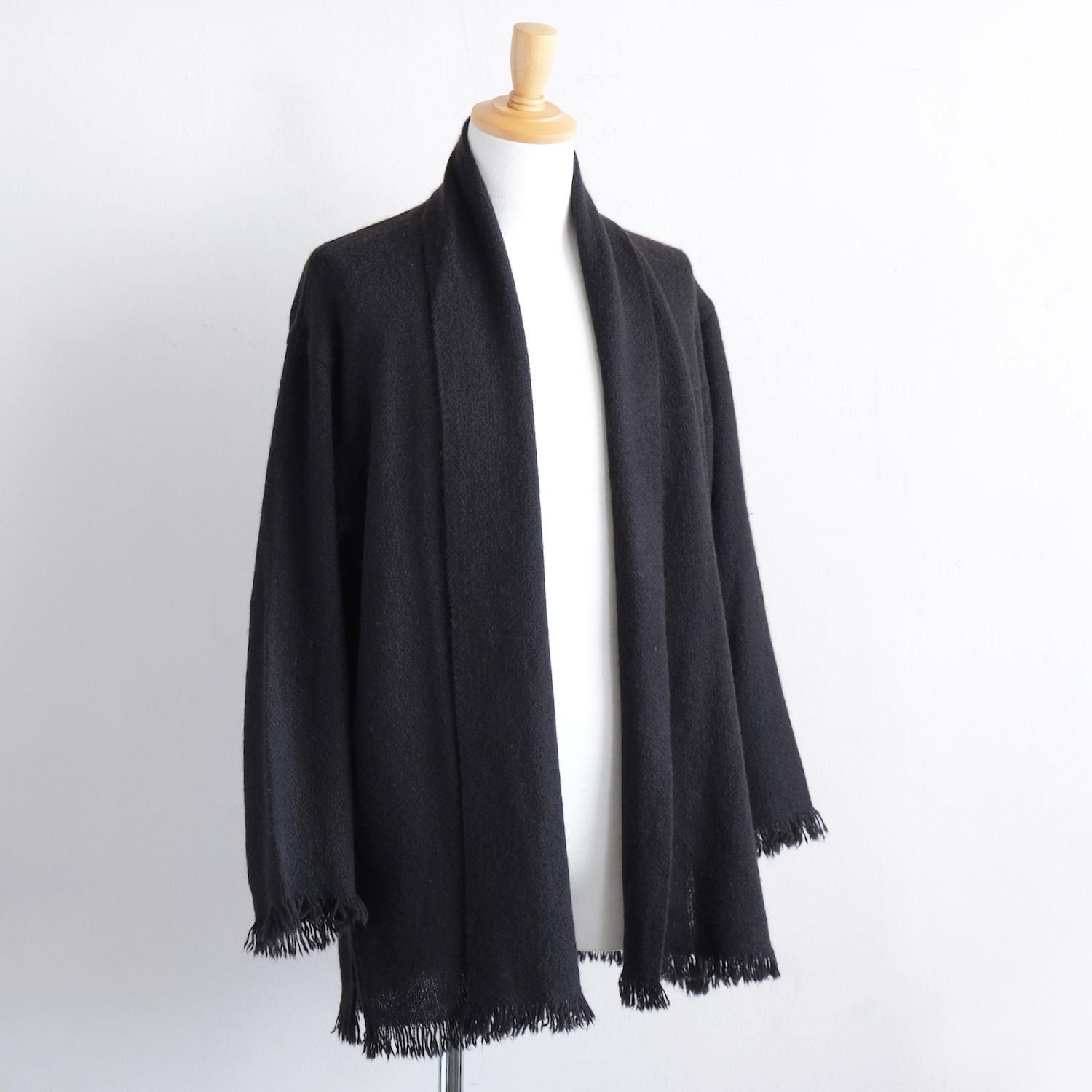 YAK STOLE JACKET by COMOLI [BLACK] - WUNDER 大阪 セレクトショップ 大阪梅田中崎町 オンラインストア  正規取扱い 通販可能