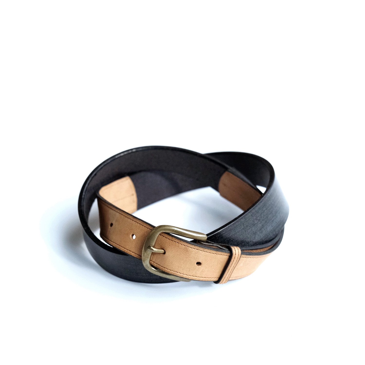 JODHPURS BELT [BLACK/Bridle × SHF] - WUNDER 大阪 セレクトショップ