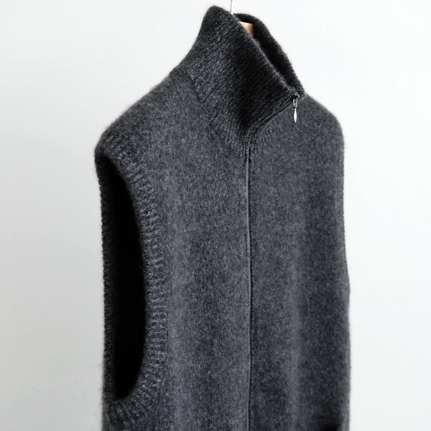 税込) maateesons CASHMERE 強縮絨 ZIP UP VEST tdh-latinoamerica.de