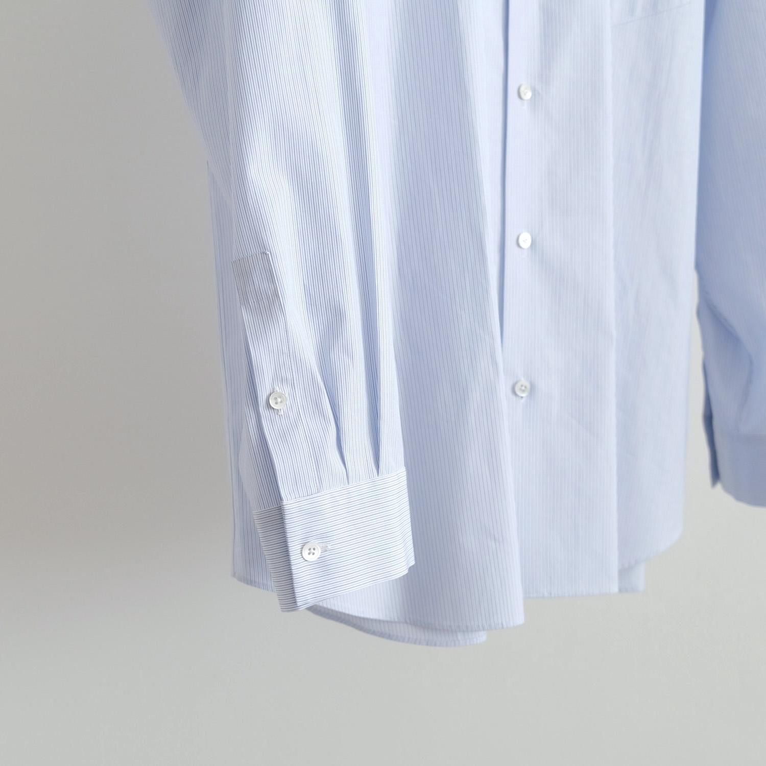 GIZA STRIPE STANDARD SHIRT [BLUE STRIPE] - WUNDER 大阪 セレクト 
