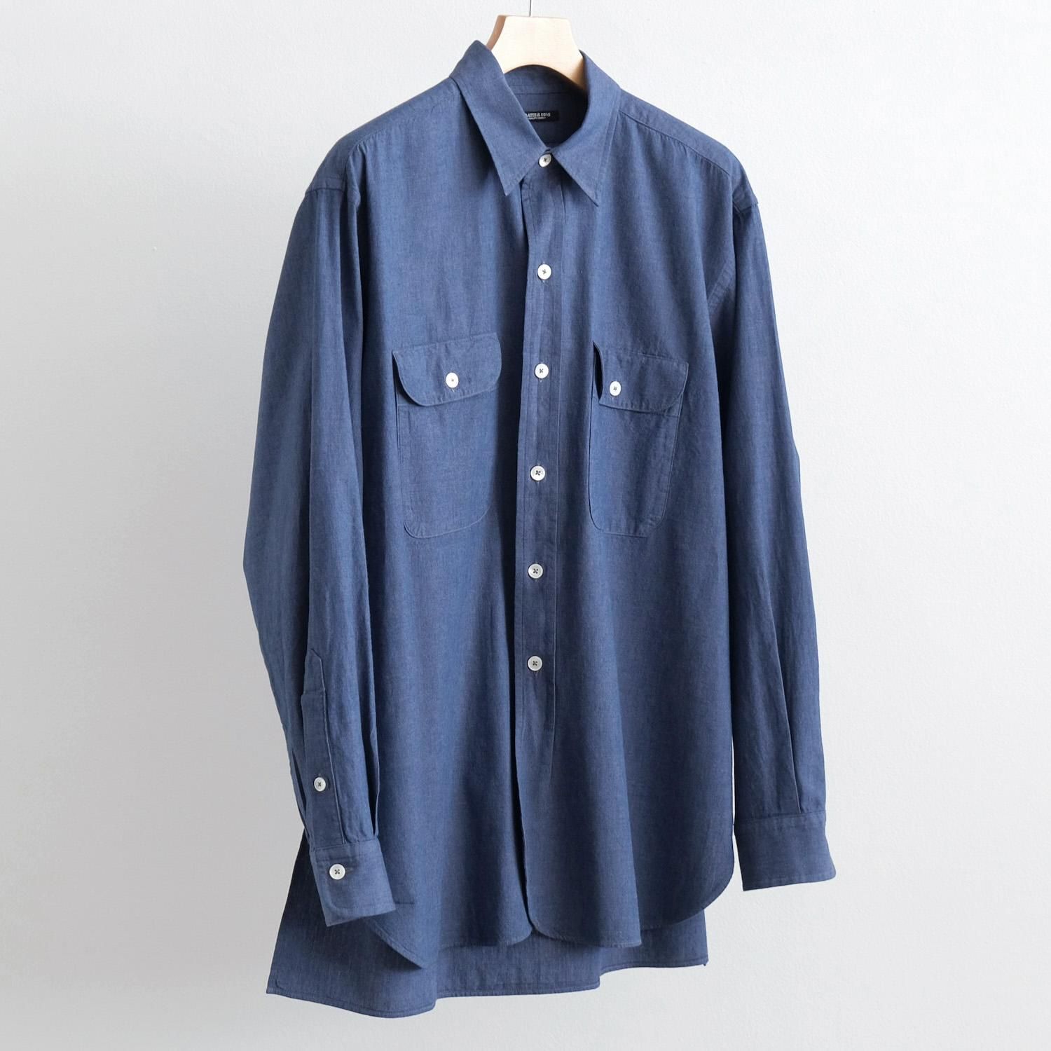SHAMBRAY WORK SHIRTS [PURPLE / OVERDYE]
