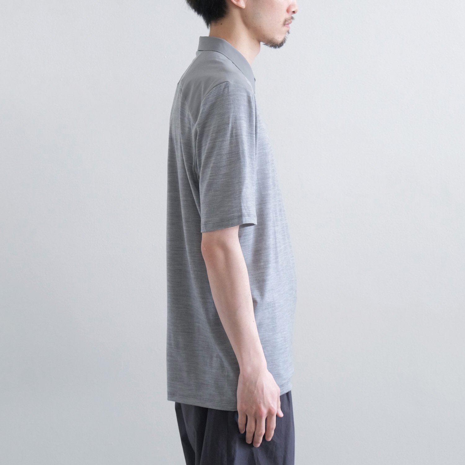 FRAME SS POLO SHIRT [VOID HEATHER] - WUNDER 大阪 セレクトショップ