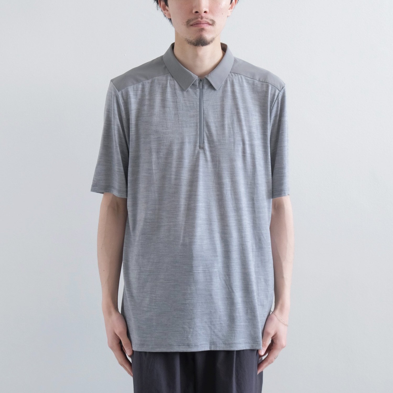 FRAME SS POLO SHIRT [VOID HEATHER] - WUNDER 大阪 セレクトショップ