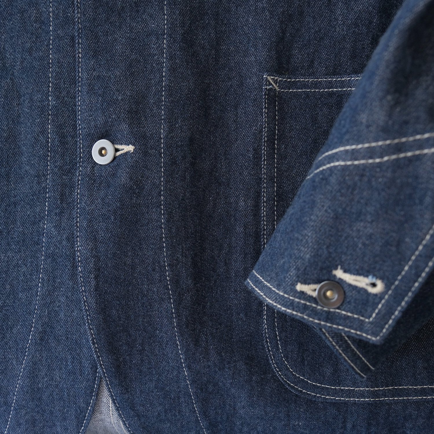 DENIM COVER ALL JACKET [INDIGO] - WUNDER 大阪 セレクトショップ