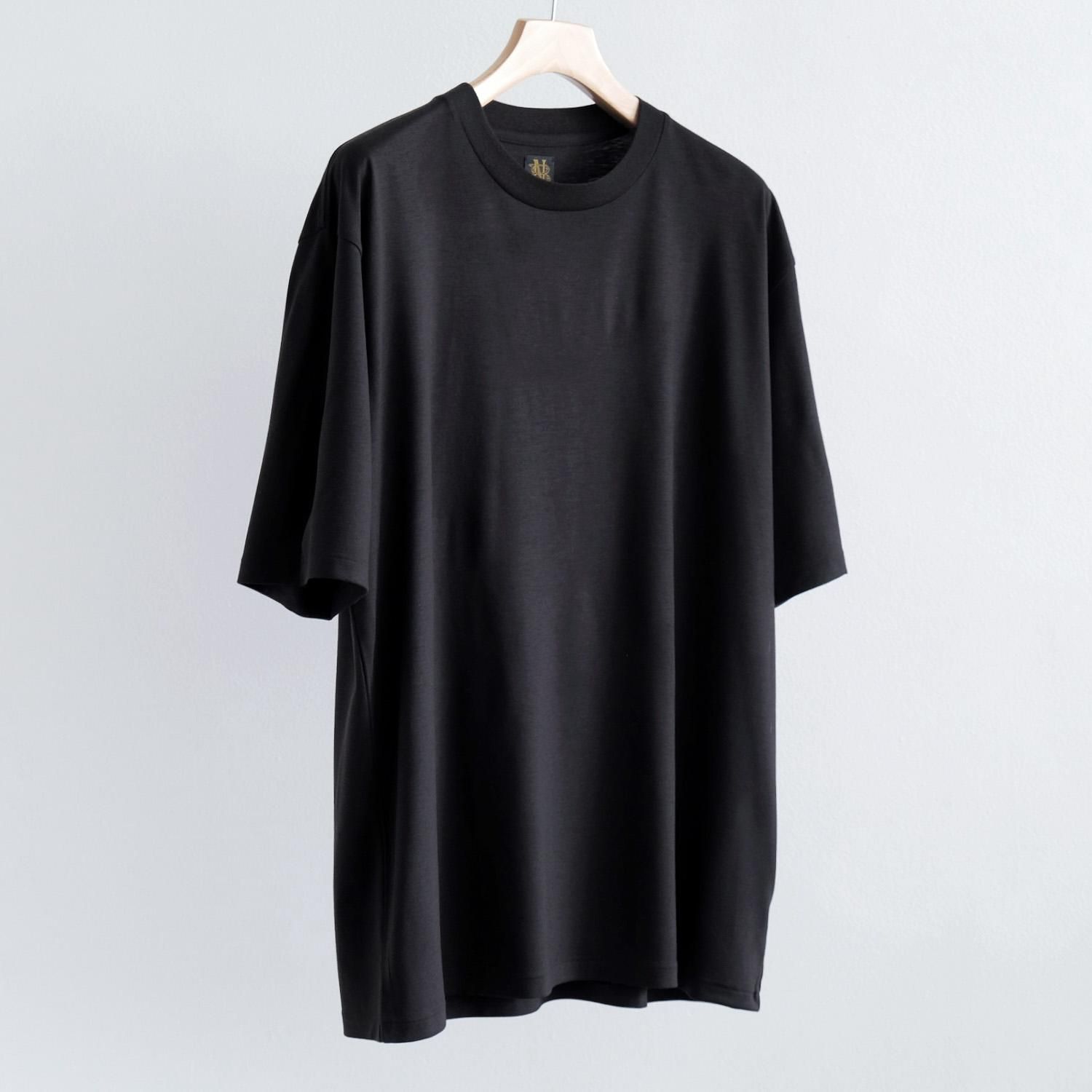 TROPICAL WOOL T-SHIRT [BLACK]