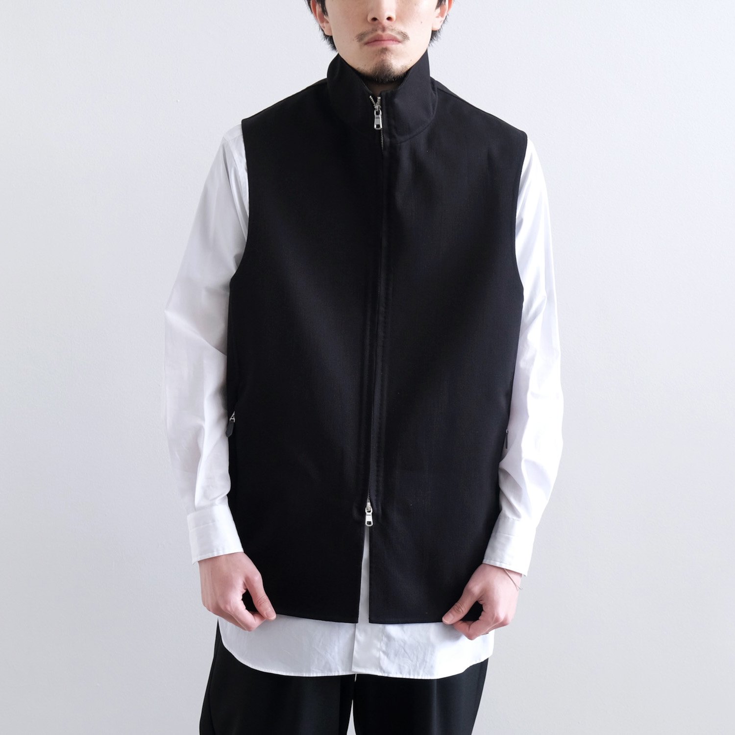 Maatee&sons REVER ZIP UP VEST 23SS eva.gov.co