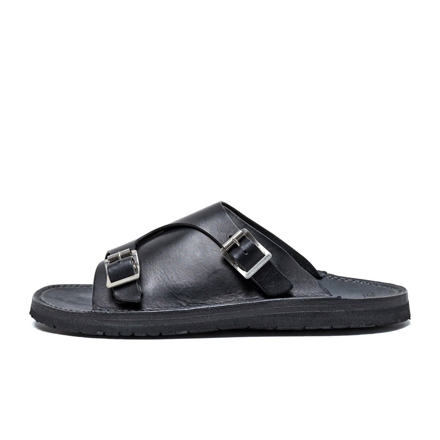 DOUBLE MONK SANDAL [BLACK] - WUNDER 大阪 セレクトショップ 大阪梅田