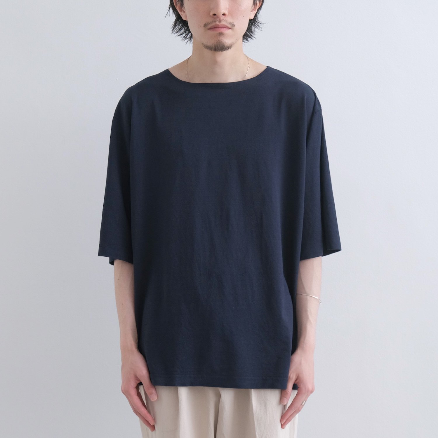 Tシャツ/カットソー(七分/長袖)maatee&sons バスクシャツ　サイズ2