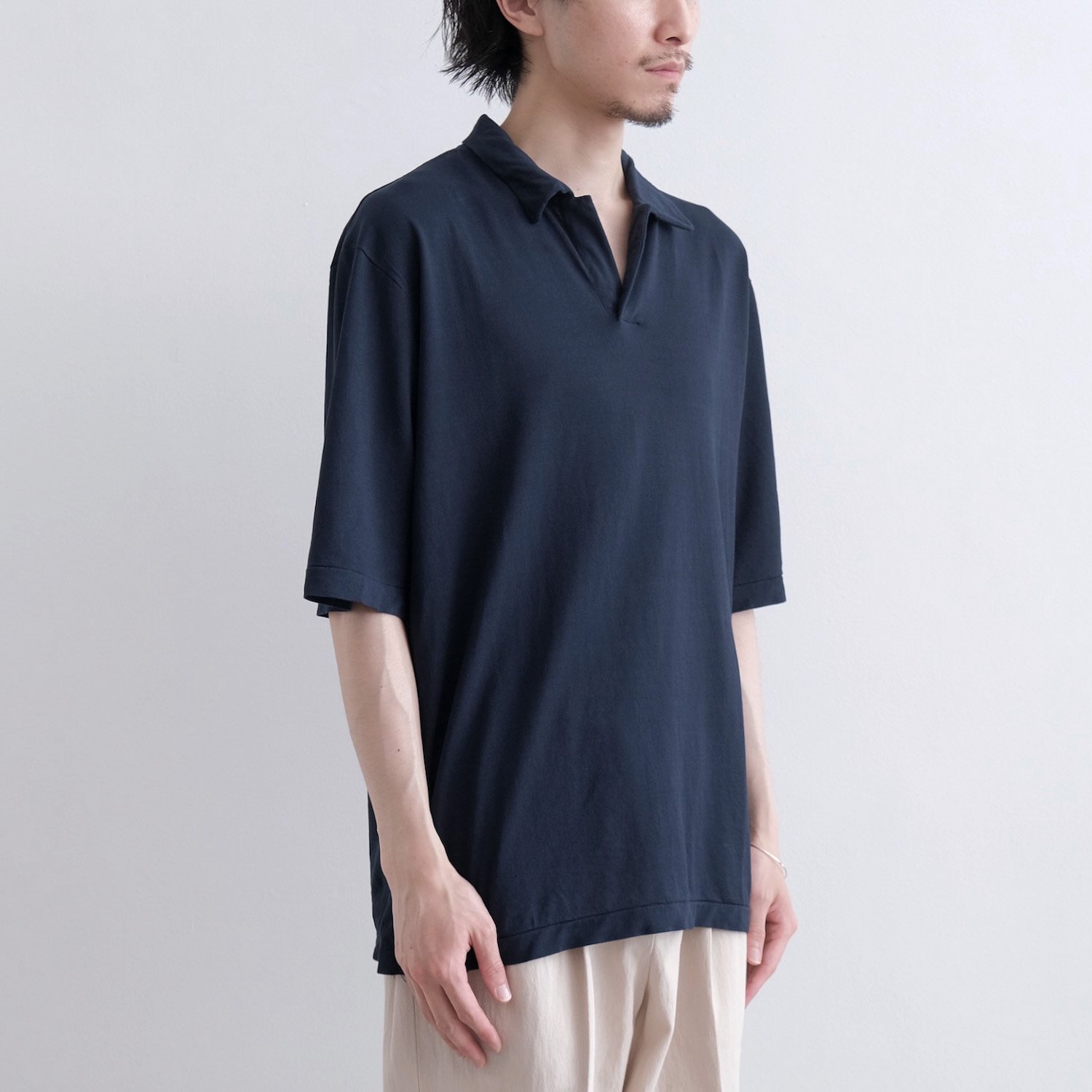 WASHI POLO [NAVY] - WUNDER 大阪 セレクトショップ 大阪梅田中崎町