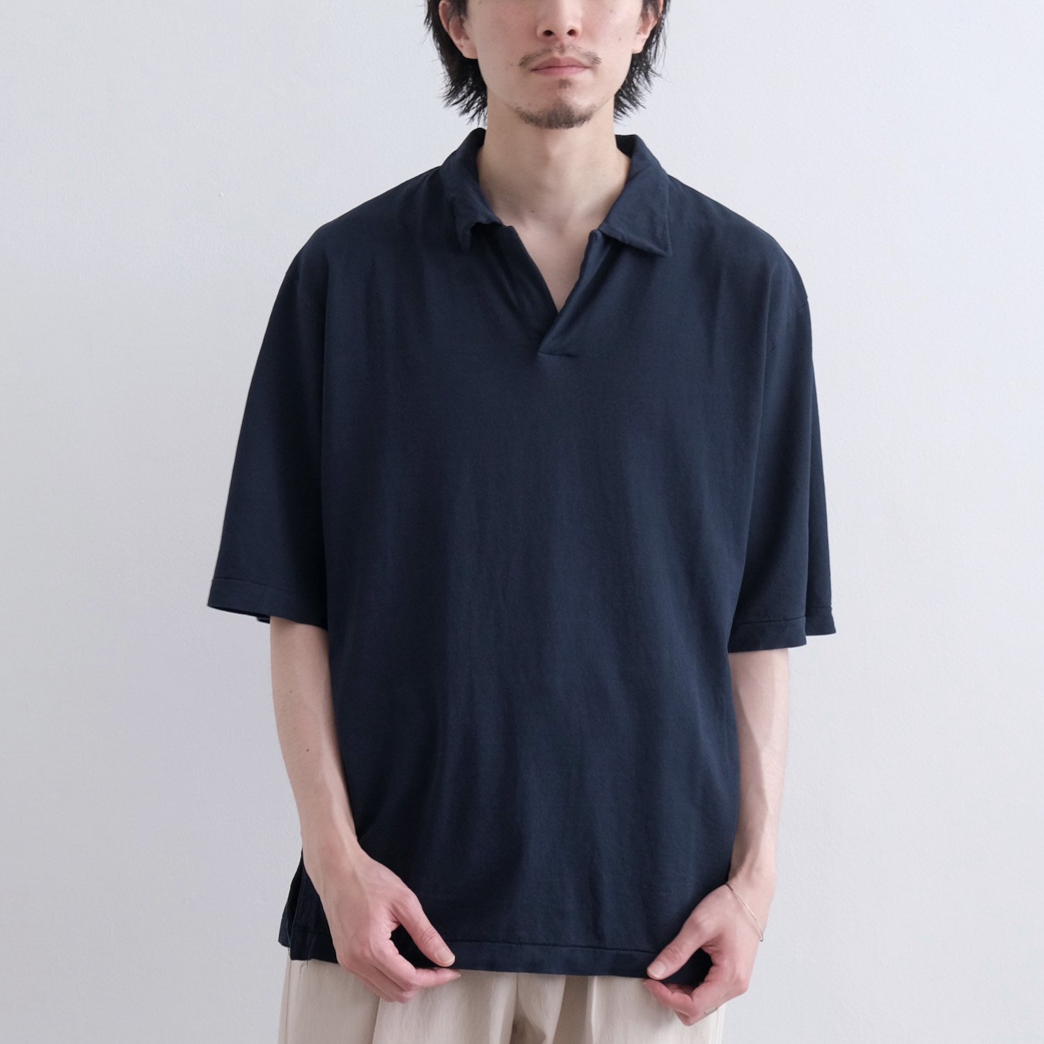 WASHI POLO [NAVY] - WUNDER 大阪 セレクトショップ 大阪梅田中崎町