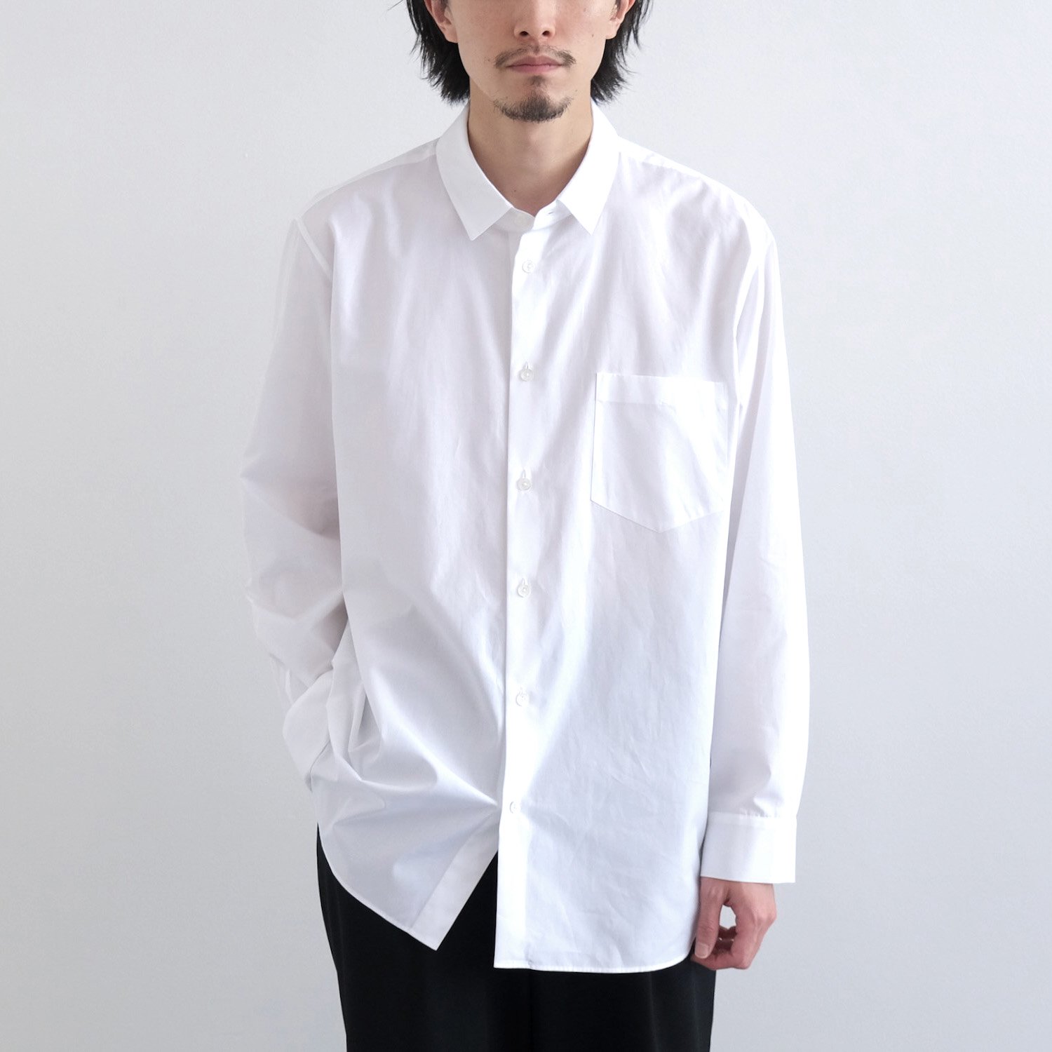 ATON SUVIN BROAD STANDARD SHIRTS - シャツ