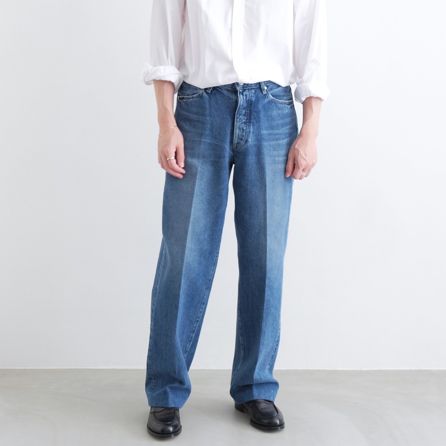THE JEAN TROUSERS [VINTAGE BLUE]