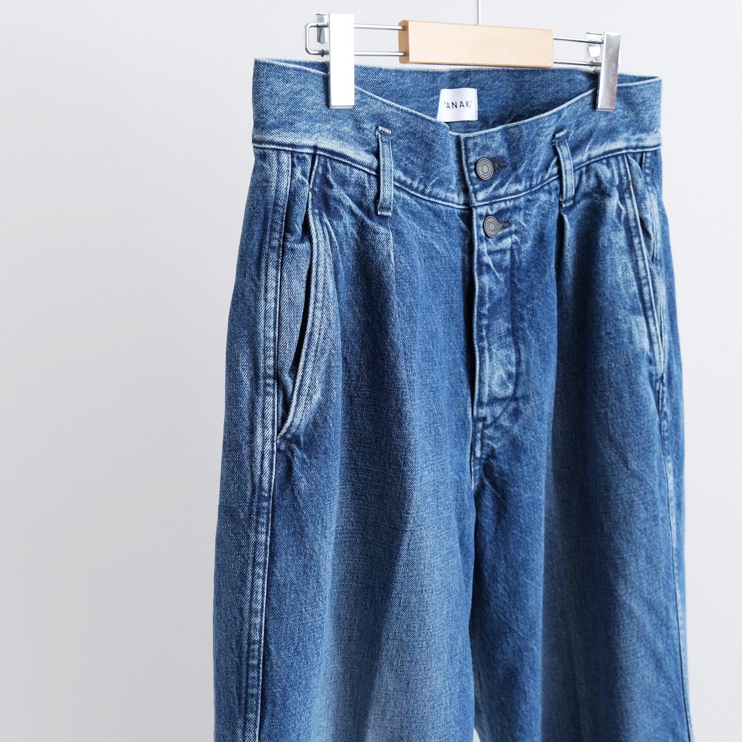 THE WIDE JEAN TROUSERS [VINTAGE BLUE] - WUNDER 大阪 セレクトショップ 大阪梅田中崎町 オンラインストア  正規取扱い 通販可能